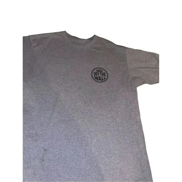 Vans Men's Gray Graphic T-Shirt Size M Skater Streetwear Crew Neck - Picture 7 of 9